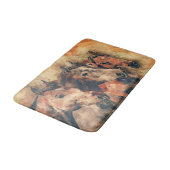 Tapis De Bain Chevaux Peinture d'aquarelle artistique (Angle)