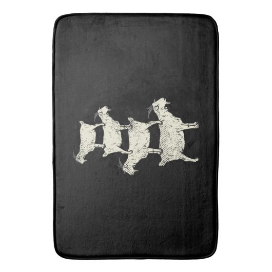 Tapis De Bain Chèvre Retro (devant Vertical)