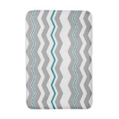 Tapis De Bain Chevron horizontal moderne avec n'importe quelle c (Devant (Vertical))