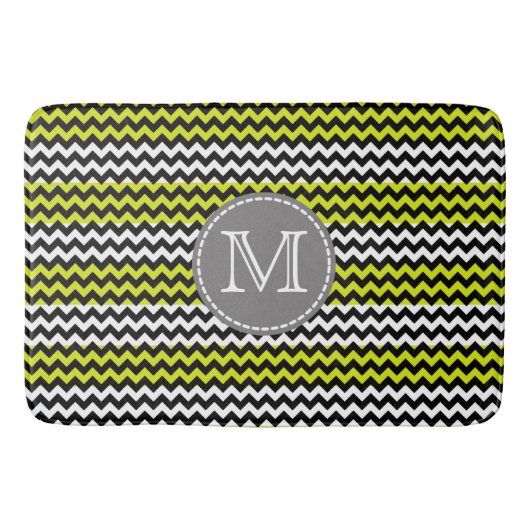 Tapis De Bain Chevron Zigzag (Devant)