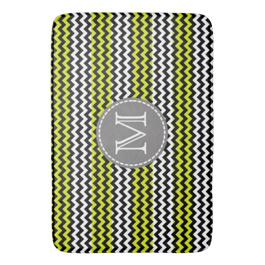 Tapis De Bain Chevron Zigzag (devant Vertical)