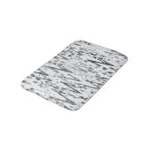Tapis De Bain Chevrons Abstraits modernes Monochromatiques (Angle)