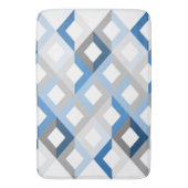 tapis de bain chevrons bleus (devant Vertical)