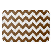 Tapis De Bain Chevrons neutres de muscade (Devant)