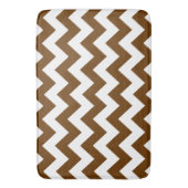 Tapis De Bain Chevrons neutres de muscade (devant Vertical)