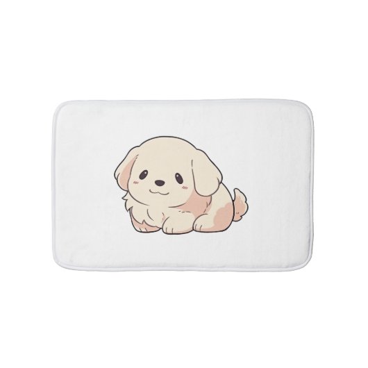 Tapis De Bain Chibi Golden Retriever (Devant)