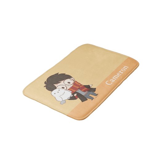 Tapis De Bain Chibi HARRY POTTER™ & Hedwig (Angle)