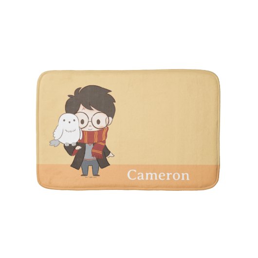 Tapis De Bain Chibi HARRY POTTER™ & Hedwig (Devant)