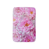 Tapis De Bain Chic Chic Pink Pastel Peonies roses (Devant (Vertical))