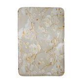 Tapis De Bain Chic crème or floral (Devant (Vertical))
