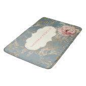 Tapis De Bain Chic Elegant Gold Damask Roses (Angle)
