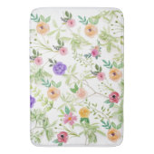Tapis De Bain Chic Floral Décontracté (devant Vertical)