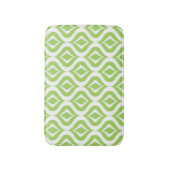 Tapis De Bain Chic Ikat Chic Lime Vert Doux Motif (Devant (Vertical))