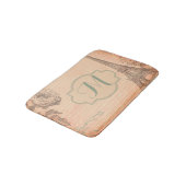 Tapis de bain chic minable de Tour Eiffel de Paris (Angle)
