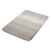 Tapis De Bain Chic Taupe, Crème et Gris (Angle)