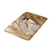 Tapis De Bain Chickadee au plafond noir - Photo originale (Angle)