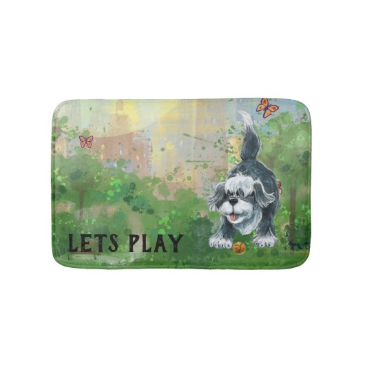 Tapis De Bain Chien à mouton escarpé (Devant)