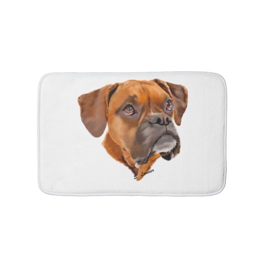 Tapis De Bain Chien Boxer (Devant)