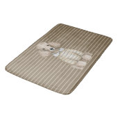 Tapis De Bain Chien Caniche Élégant (Angle)