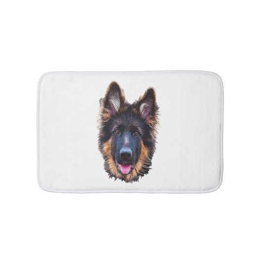 Tapis De Bain Chien chiot allemand (Devant)