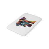 Tapis De Bain Chien de boîte coloré (Angle)