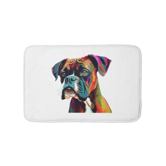 Tapis De Bain Chien de boîte coloré (Devant)