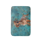 Tapis De Bain Chien de Dachshund Art multimédia mixte (Devant (Vertical))