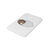 Tapis De Bain Chien de poche Dachshund (Angle)