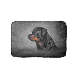 Tapis De Bain Chien de Rottweeter