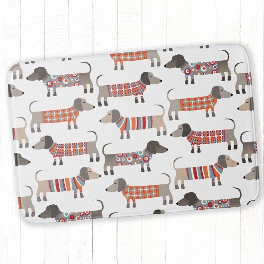 Tapis De Bain Chien de saucisse Dachshund