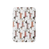 Tapis De Bain Chien de saucisse Dachshund (Devant (Vertical))