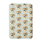 Tapis De Bain Chien de sourire de golden retriever dans (Devant (Vertical))
