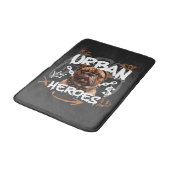 Tapis De Bain Chien des Héros Urbains (Angle)