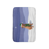 Tapis De Bain Chien du Labrador jaune rouge renard (Devant (Vertical))