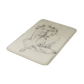 Tapis De Bain Chien fatigué (Angle)