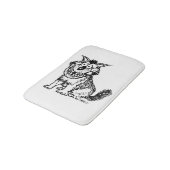 Tapis De Bain Chien fou (Angle)