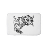 Tapis De Bain Chien fou (Devant)