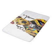 Tapis De Bain Chien portant un costume : Art numérique (Angle)