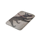 Tapis De Bain Chien sur une laisse, de Pompeii (Angle)