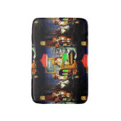 Tapis De Bain Chiens amusants à jouer au poker (Devant (Vertical))