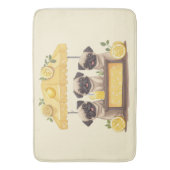 Tapis De Bain Chiens de carlin Stand de Lemonade (devant Vertical)