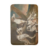 Tapis De Bain Chiens de Dalmatie (par James Ward) (Devant (Vertical))
