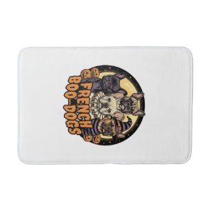 Tapis De Bain Chiens de French Boo Halloween Création Bouledogue
