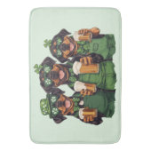 Tapis De Bain Chiens de la Saint Patrick (devant Vertical)
