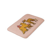 Tapis De Bain Chiens de Noël (Angle)