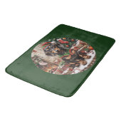 Tapis De Bain Chiens de Noël Elf Dachshund (Angle)