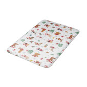 Tapis De Bain Chiens de Noël en accessoires de vacances (Angle)