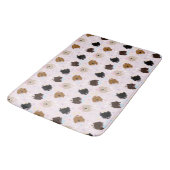 Tapis De Bain Chiens de Pâques Bunny Goldendoodle (Angle)