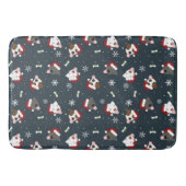 Tapis De Bain Chiens de père Noël (Devant)