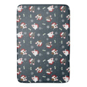 Tapis De Bain Chiens de père Noël (devant Vertical)